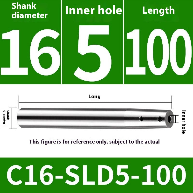 2059-High precision side solid SLD extension rod CNC milling cutter extended rod small diameter straight handle deep cavity avoidance C12C16C20 Shandong Denso Pricision Tools Co.,Ltd.